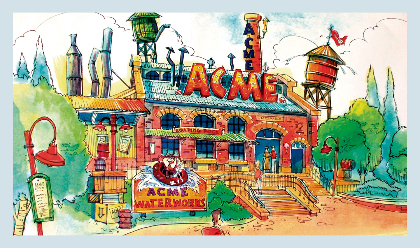 ACME Waterworks Attraction Concept