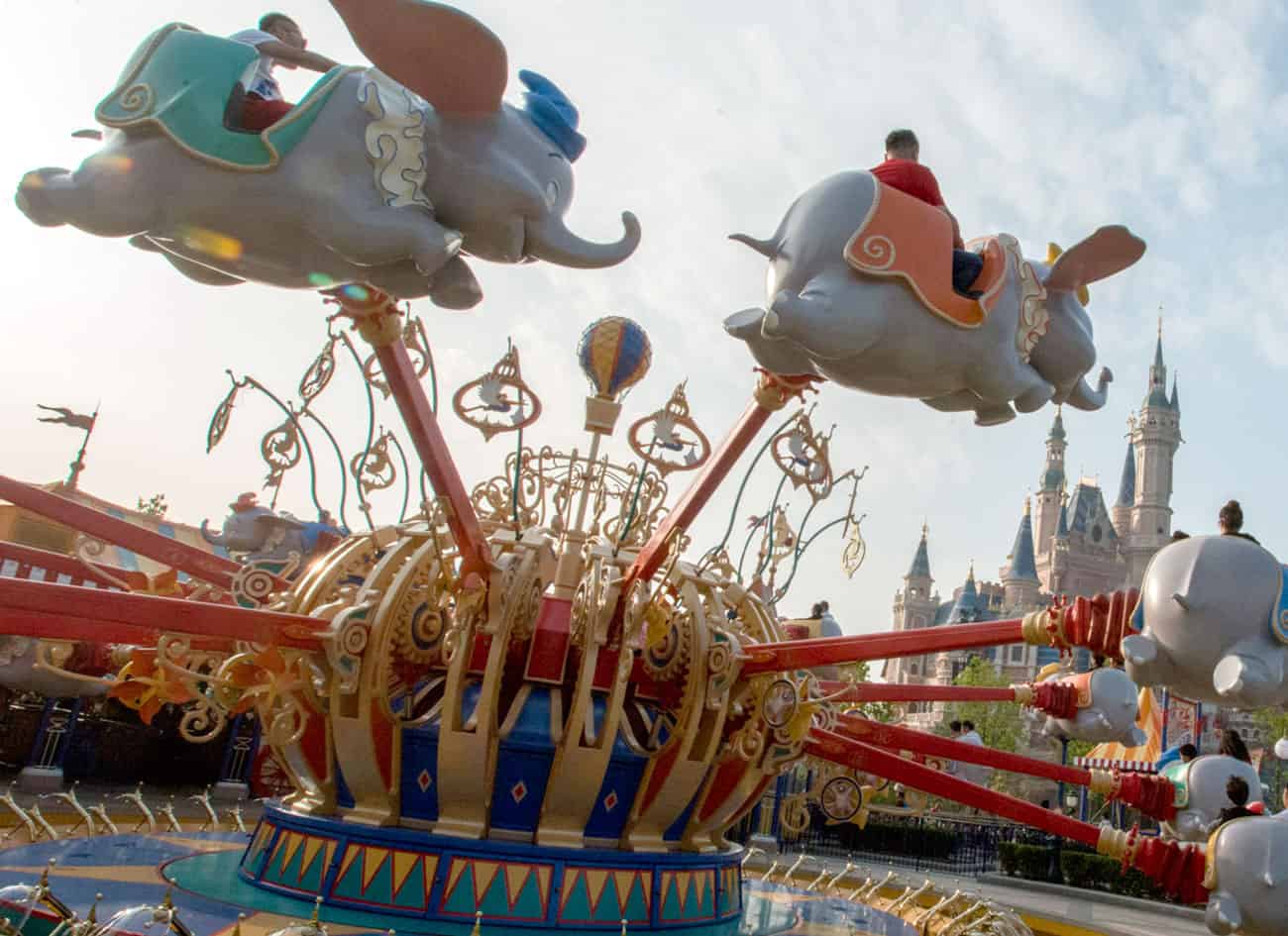 Shanghai Disney Dumbo ride
