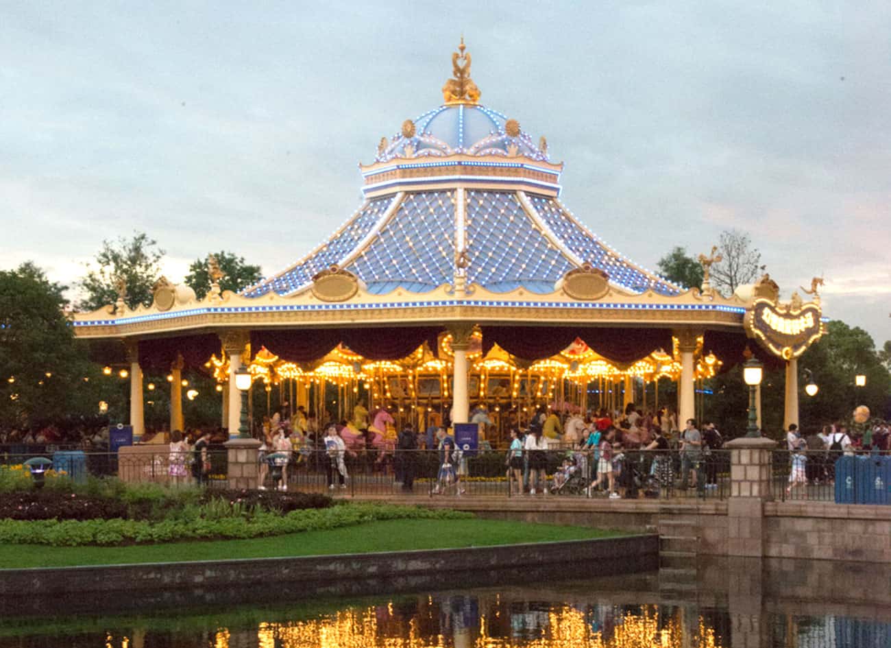 Shanghai Disney carousel ride